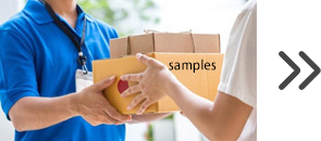 Send samples to customers for review