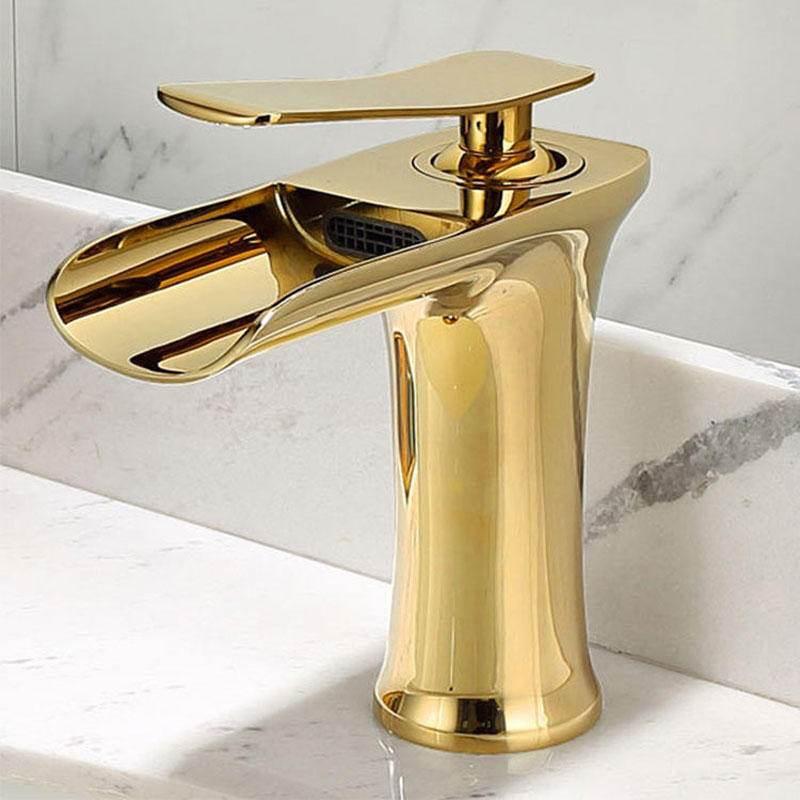Single-Hole Bathroom Brass Faucet
