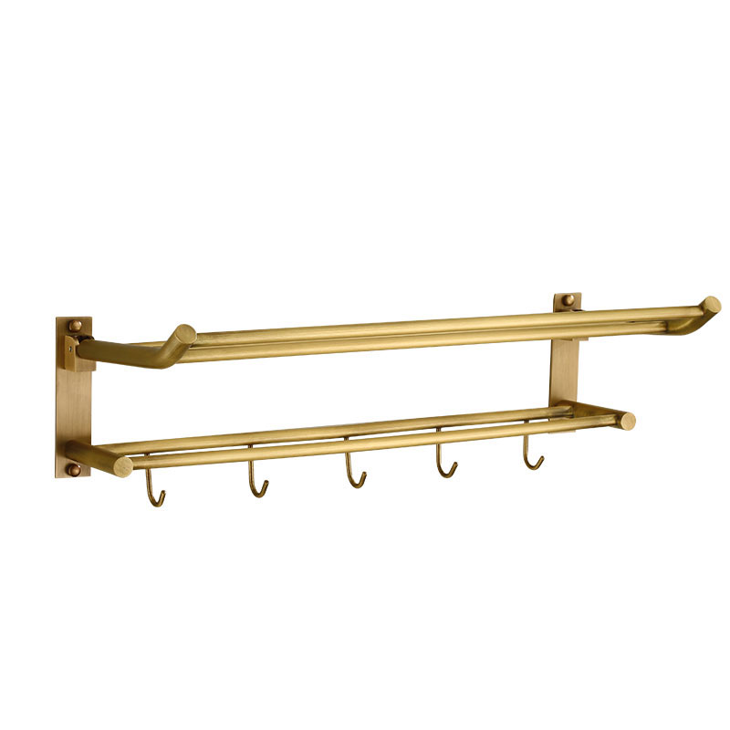 Brass towel racks