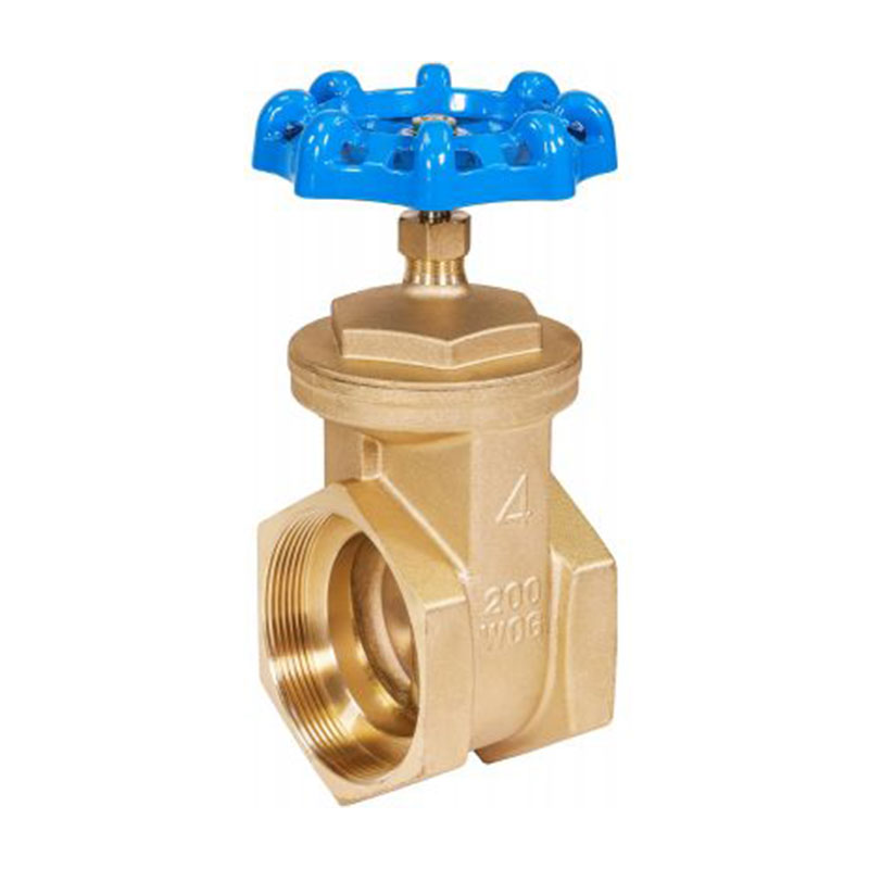 Brass gate valve