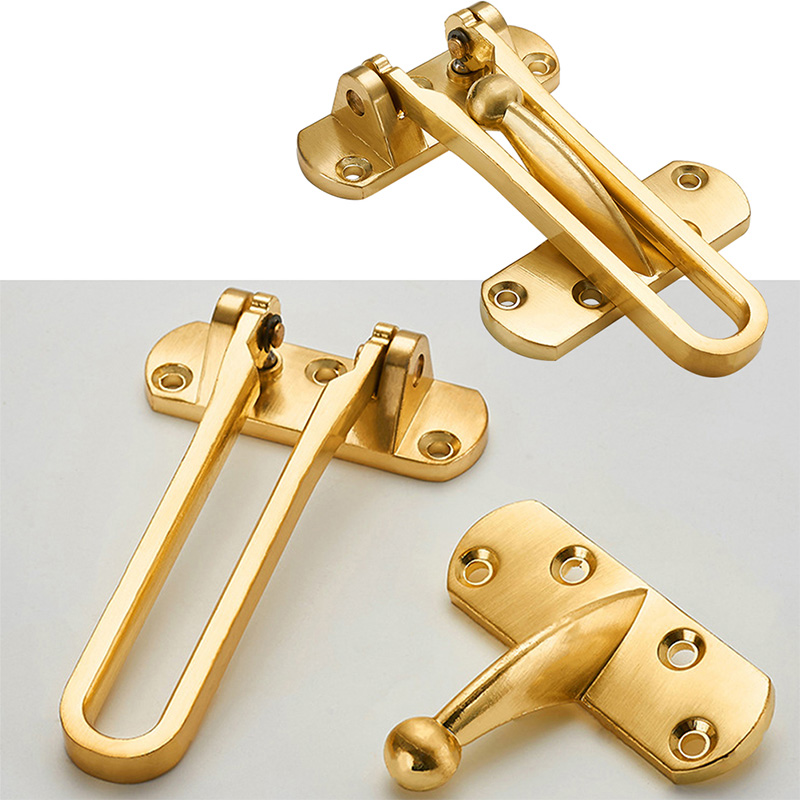 Brass Hotel Security Guard Latch