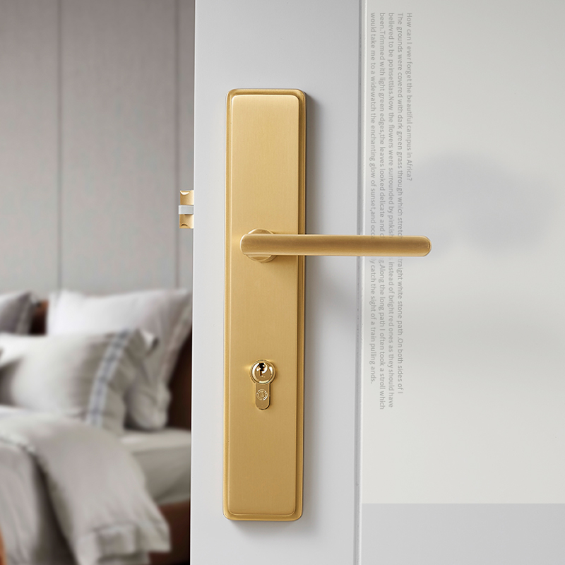 Modern Brass Handle Lock