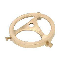 Spun Brass Fixture Shade Holder