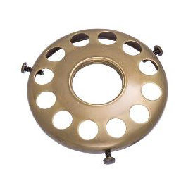 Spun Brass Fixture Shade Holder
