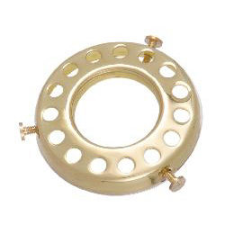 Spun Brass Fixture Shade Holder