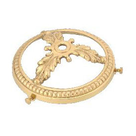Spun Brass Fixture Shade Holder