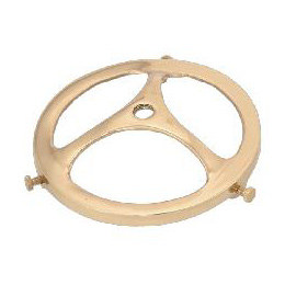 Spun Brass Fixture Shade Holder