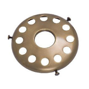 Spun Brass Fixture Shade Holder