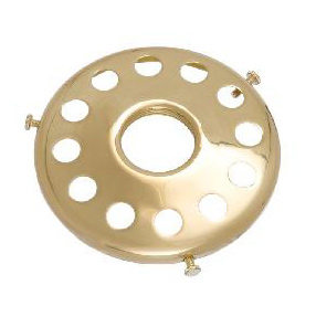 Spun Brass Fixture Shade Holder
