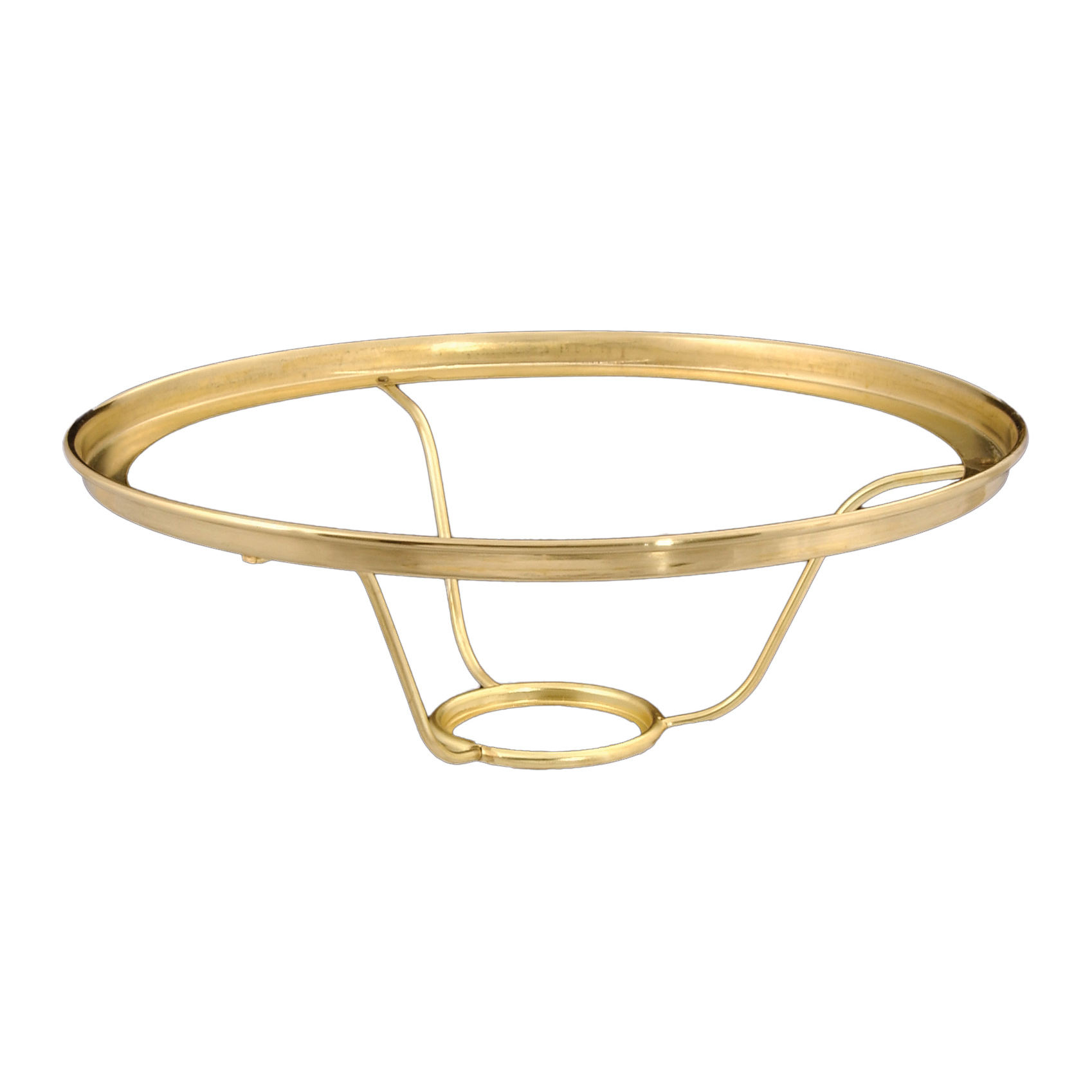 Spun Brass Fixture Shade Holder