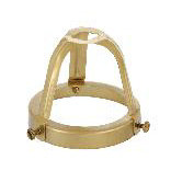 Spun Brass Fixture Shade Holder
