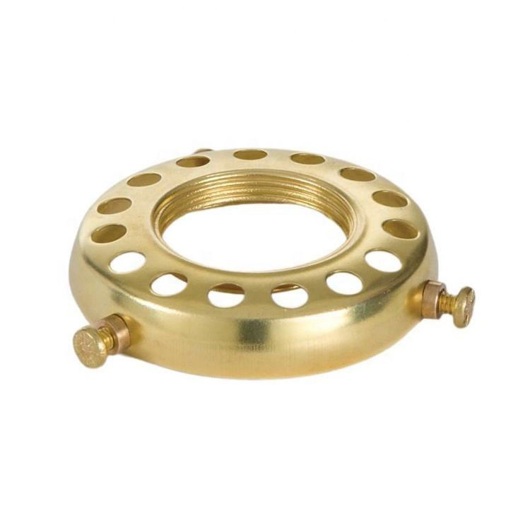 Spun Brass Fixture Shade Holder