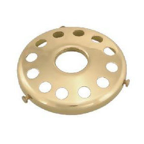 Spun Brass Fixture Shade Holder