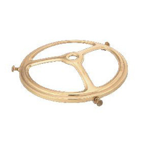 Spun Brass Fixture Shade Holder
