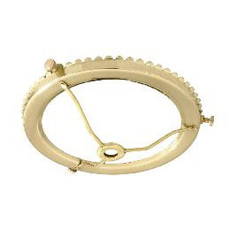 Spun Brass Fixture Shade Holder