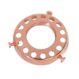 Spun Brass Fixture Shade Holder