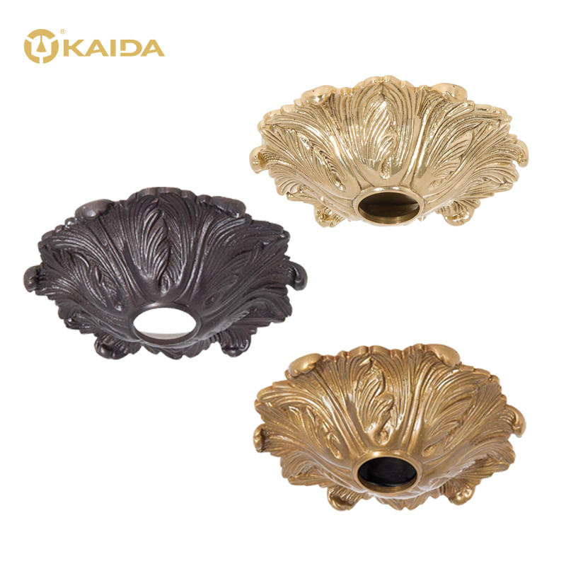 Custom Brass Casting Lamp Ceiling Canopies