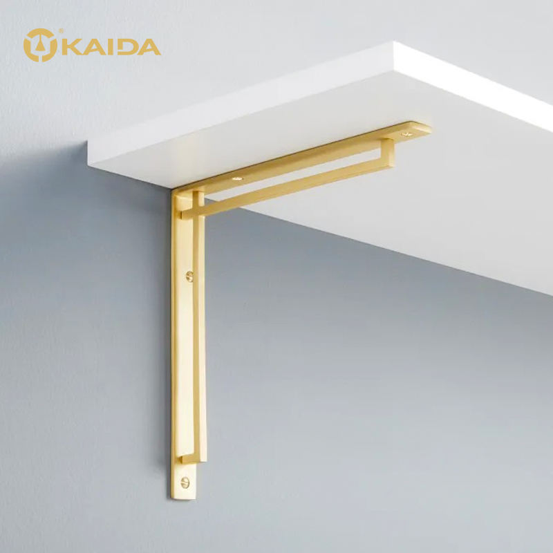 Solid Brass Shelf Brackets 3