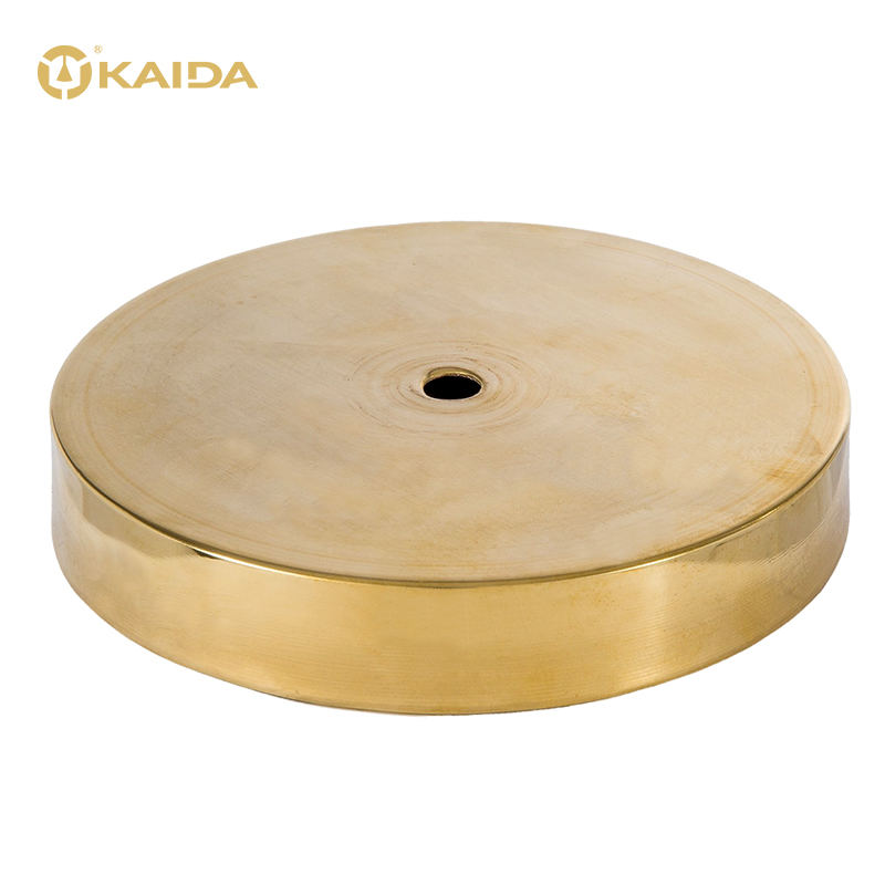 Round Brass Lamp Base